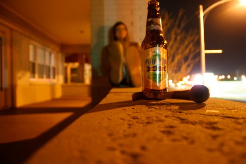 Tyler, beer, pipe