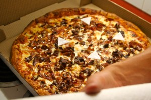 New System Bacon Pizza